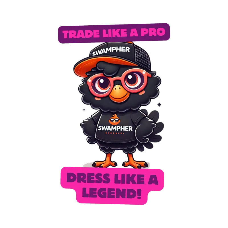 SWAMPHER Sticker Motiv Trade like a pro